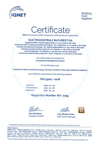 Certificat IQNet 45001-2018_2025